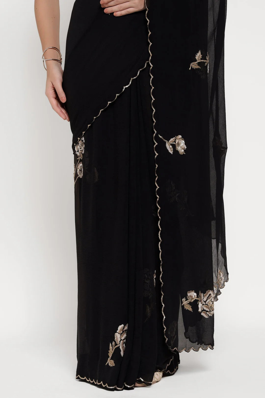 Black Rose Saree