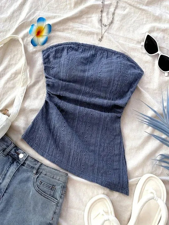 Asymmetric Tube Top