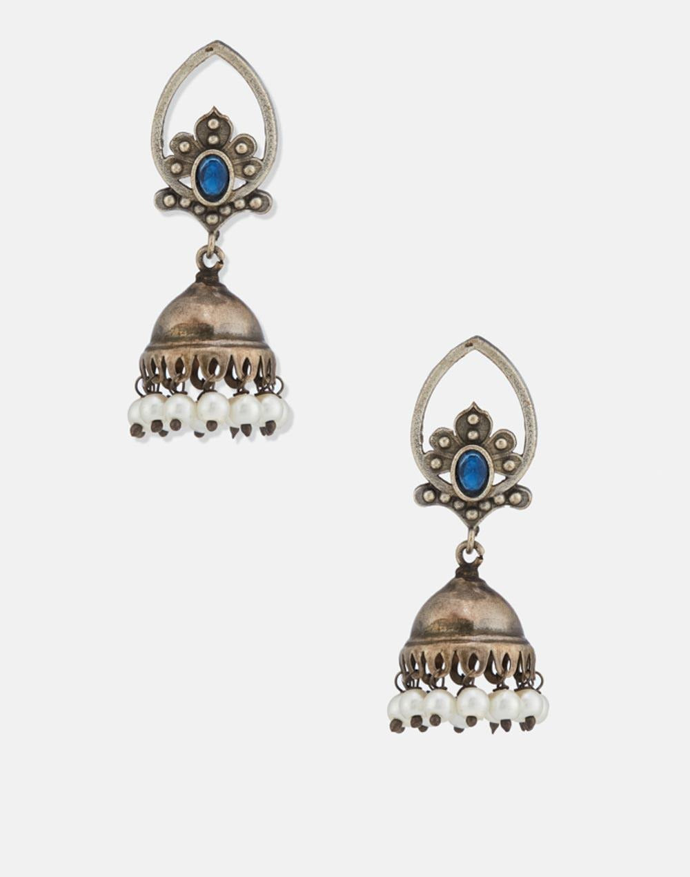 Metal Jhumka Earrings