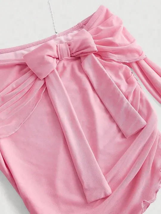Pink Bow Top