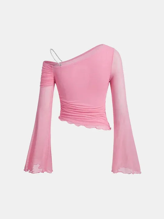 Pink Bow Top