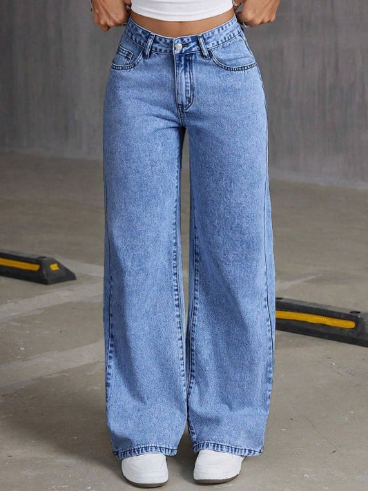 Women Jean Baggy High-Rise Stretchable Jeans