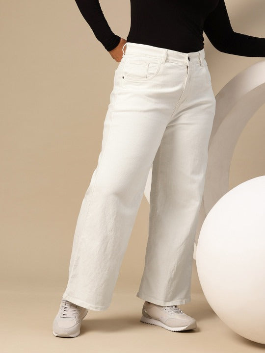 Women Plus Size Relaxed Fit Jeans