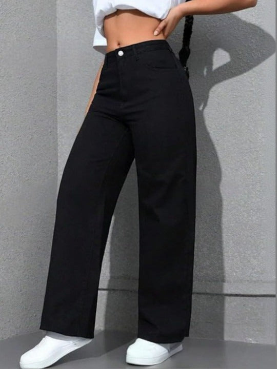 Women Classic Relaxed Fit Mid-Rise Stretchable Jeans