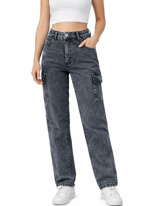 Women Relaxed Fit High-Rise Jeans