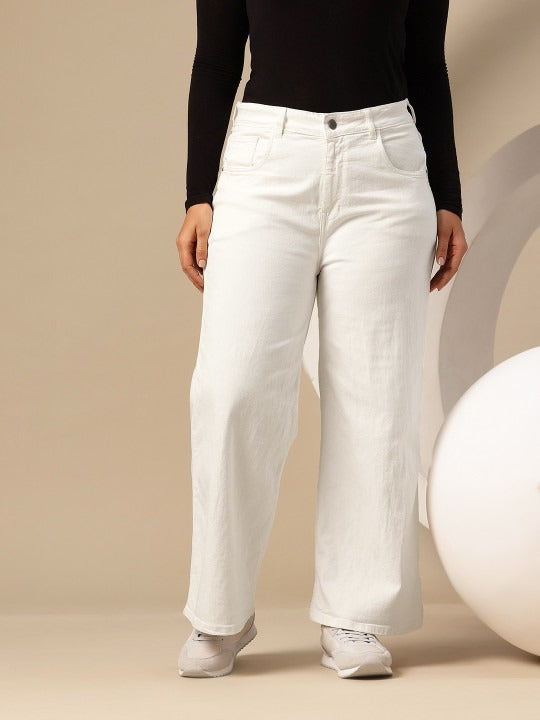Women Plus Size Relaxed Fit Jeans