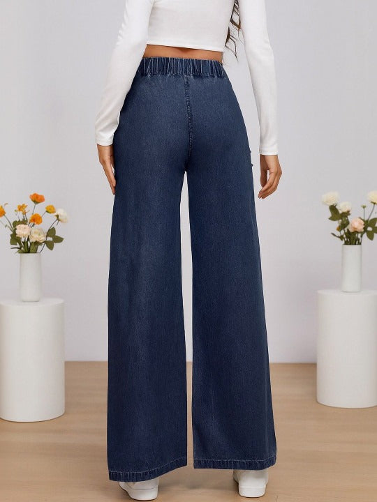 Women Comfort Boyfriend Fit High-Rise Stretchable Jeans