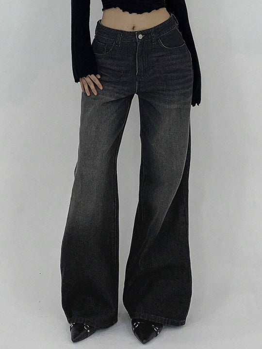 Women Comfort Baggy High-Rise Stretchable Jeans