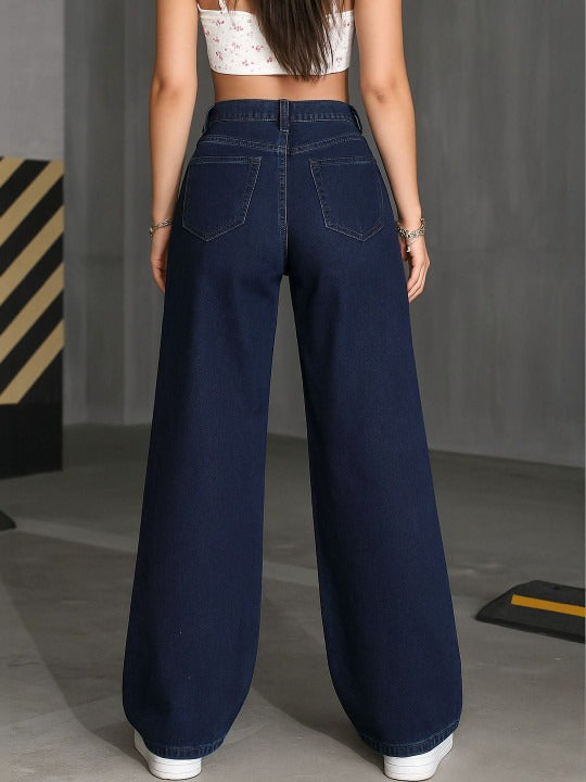 Women Relaxed Fit High-Rise Jeans