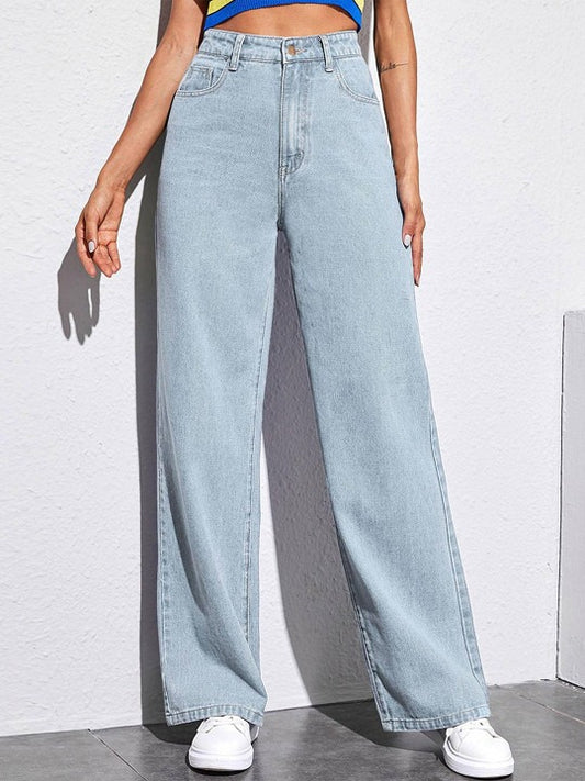Women Jean Straight Fit High-Rise Stretchable Jeans