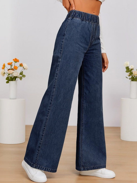 Women Comfort Boyfriend Fit High-Rise Stretchable Jeans