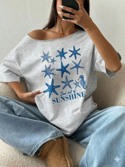 Women Typography Printed Tshirts