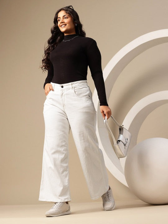 Women Plus Size Relaxed Fit Jeans