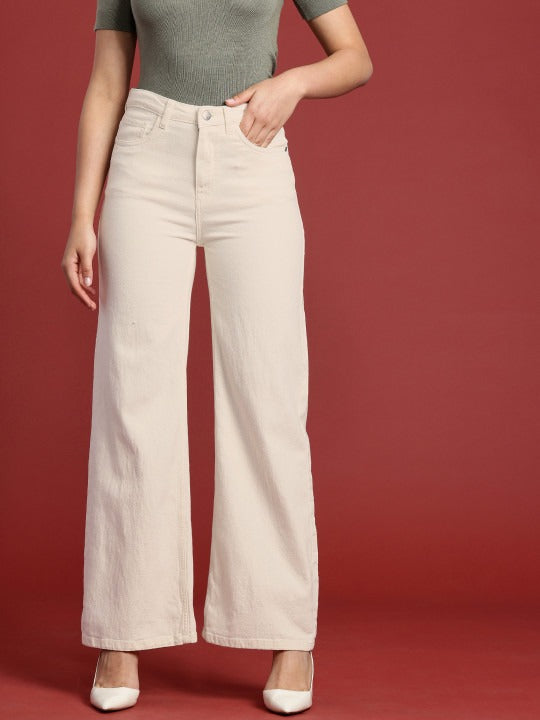 Women Flared High-Rise Jeans