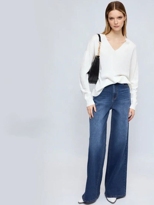 Women Jean Relaxed Fit High-Rise Jeans