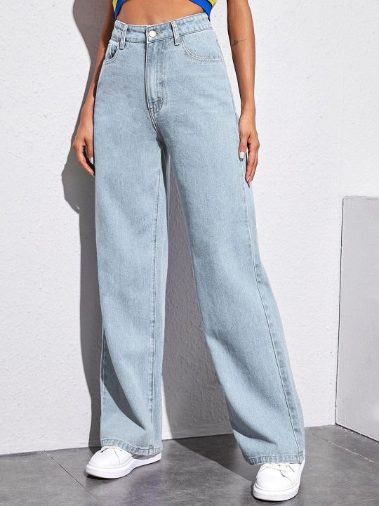 Women Jean Straight Fit High-Rise Stretchable Jeans