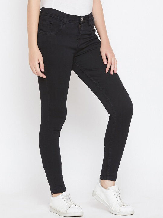 Women Skinny Fit Mid Rise Stretchable Denim Jeans