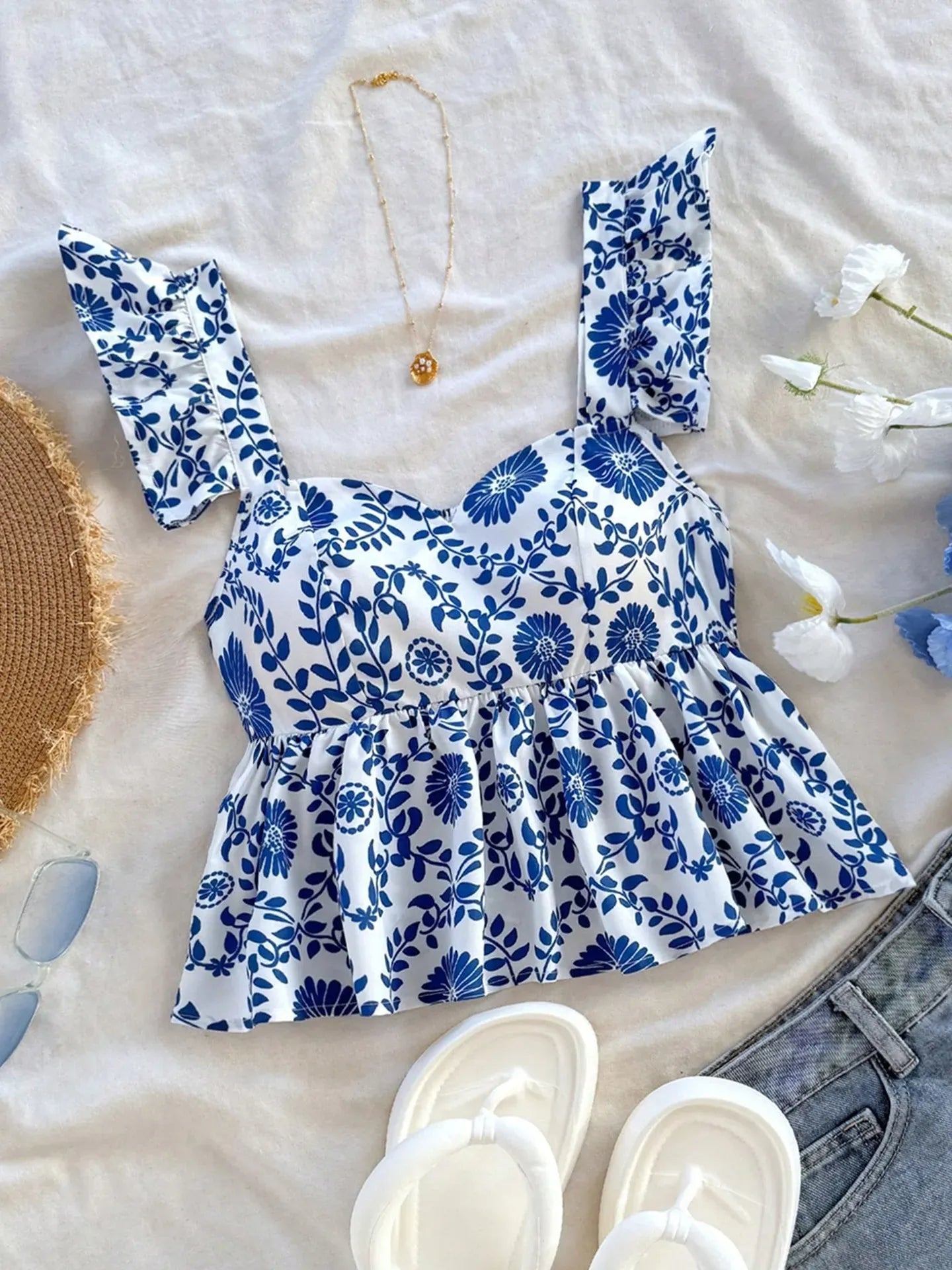 Ruffle Tank Top