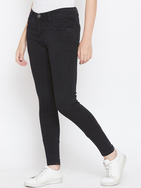 Women Skinny Fit Mid Rise Stretchable Denim Jeans