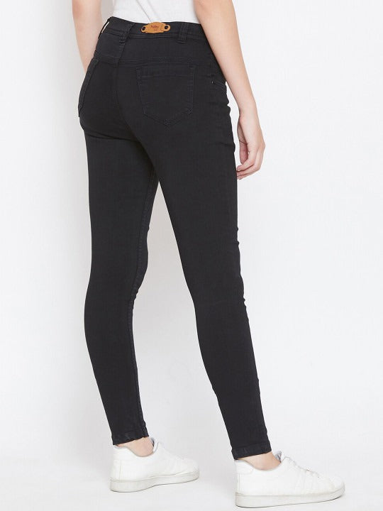 Women Skinny Fit Mid Rise Stretchable Denim Jeans