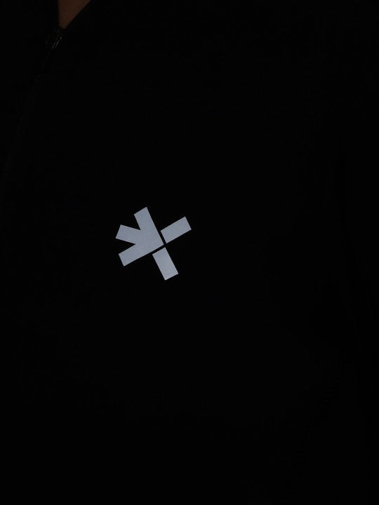 Brand Logo Detail Mock Neck Rapid Dry Slim Fit T-shirt