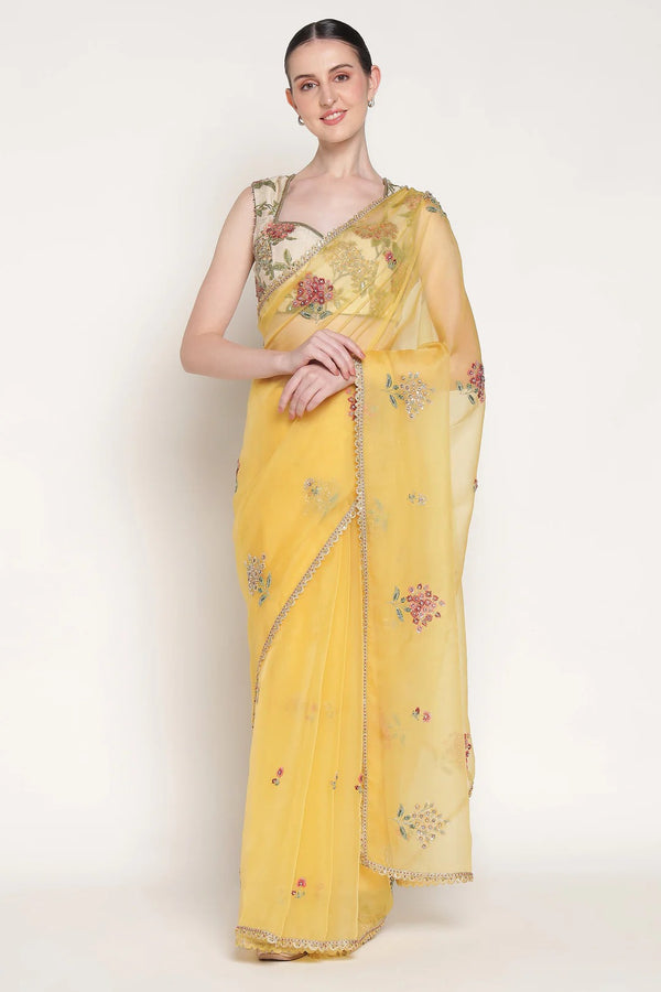 Yellow Esha Saree