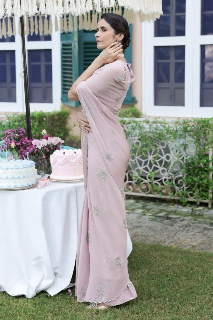 Girl Bow Saree