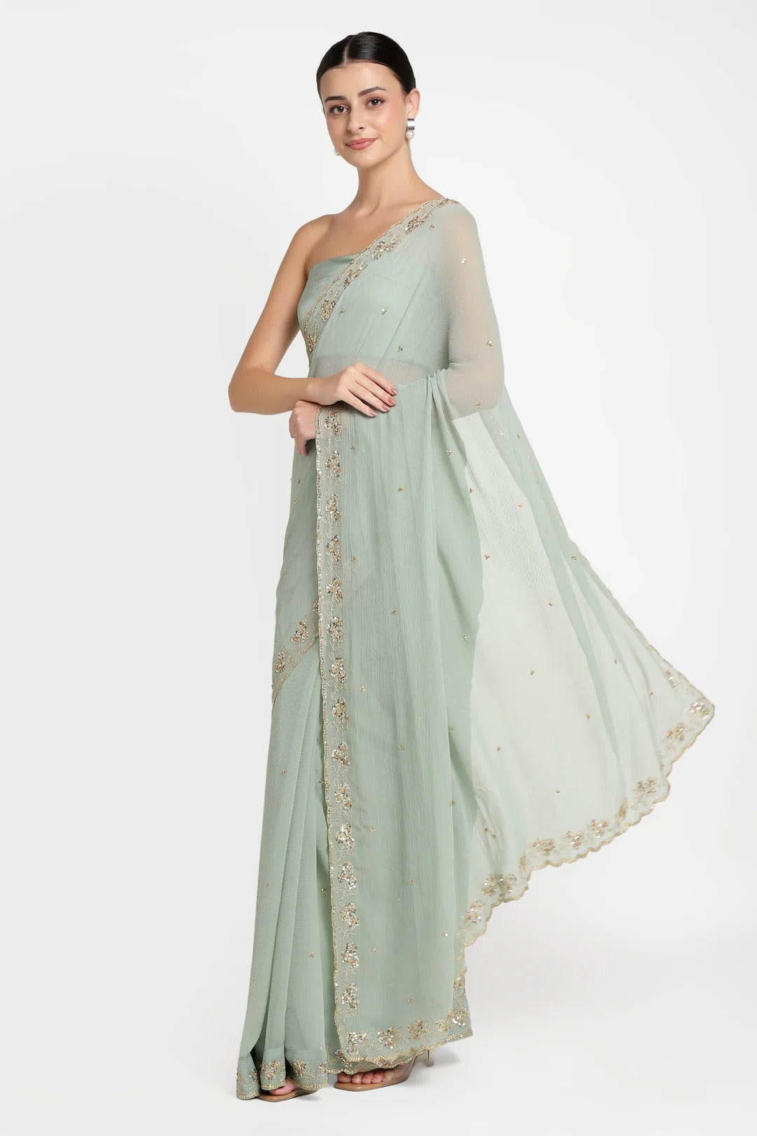 Green Sitara Saree