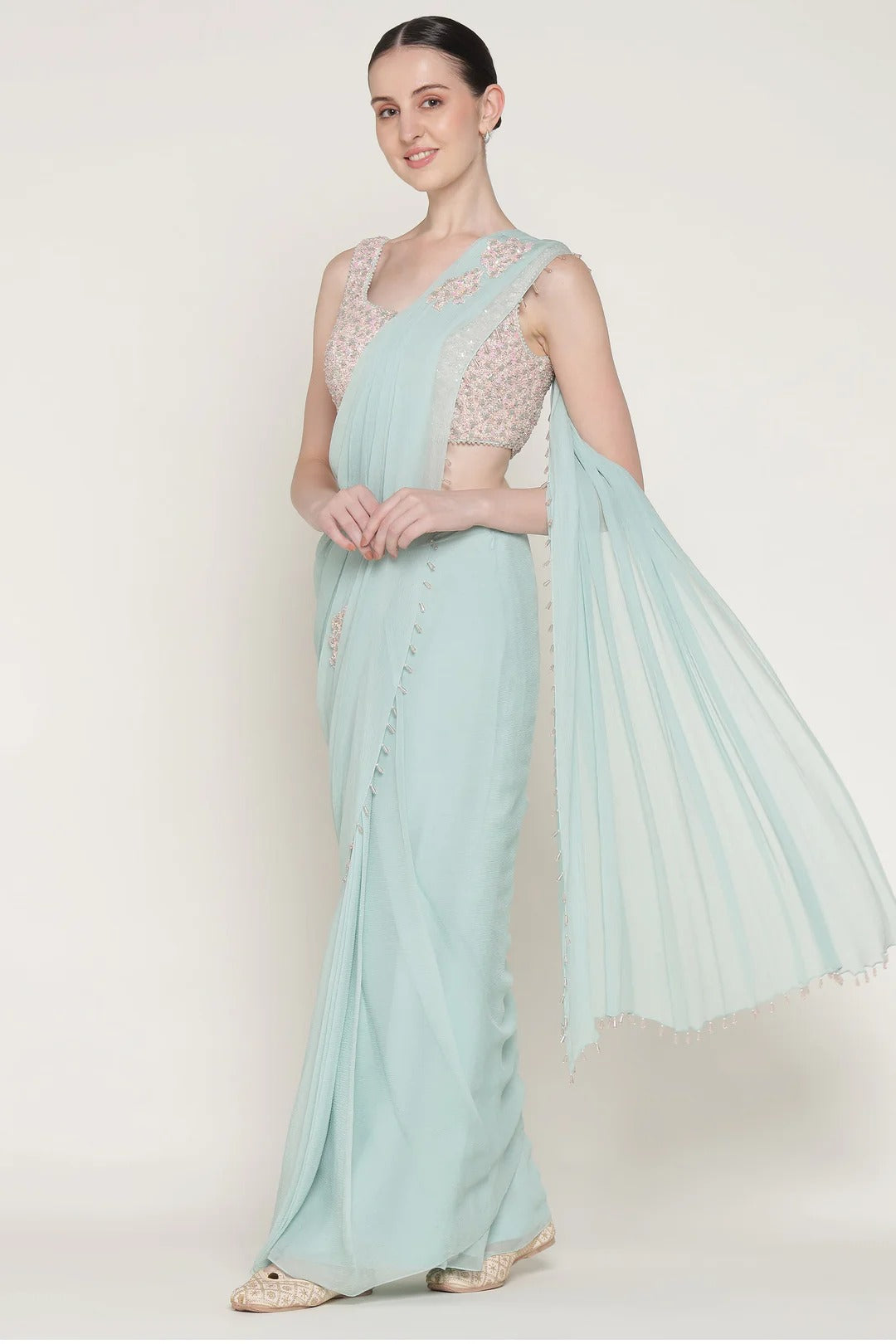 Starburst Drape Saree
