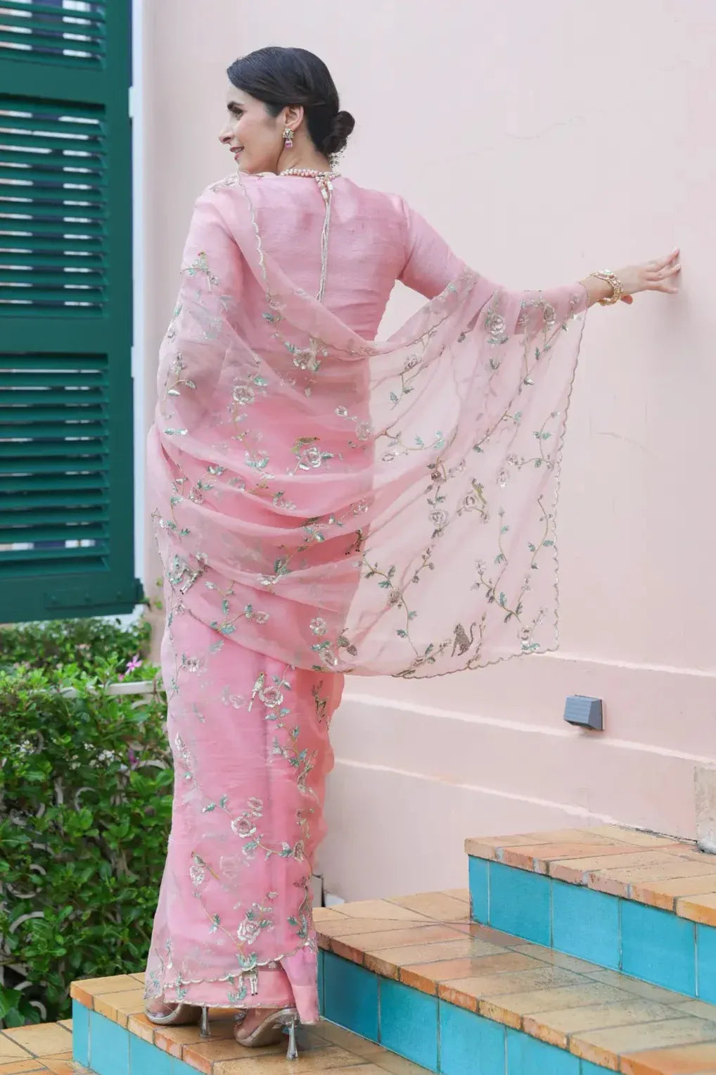 Jungle Walk Rose Garden Saree