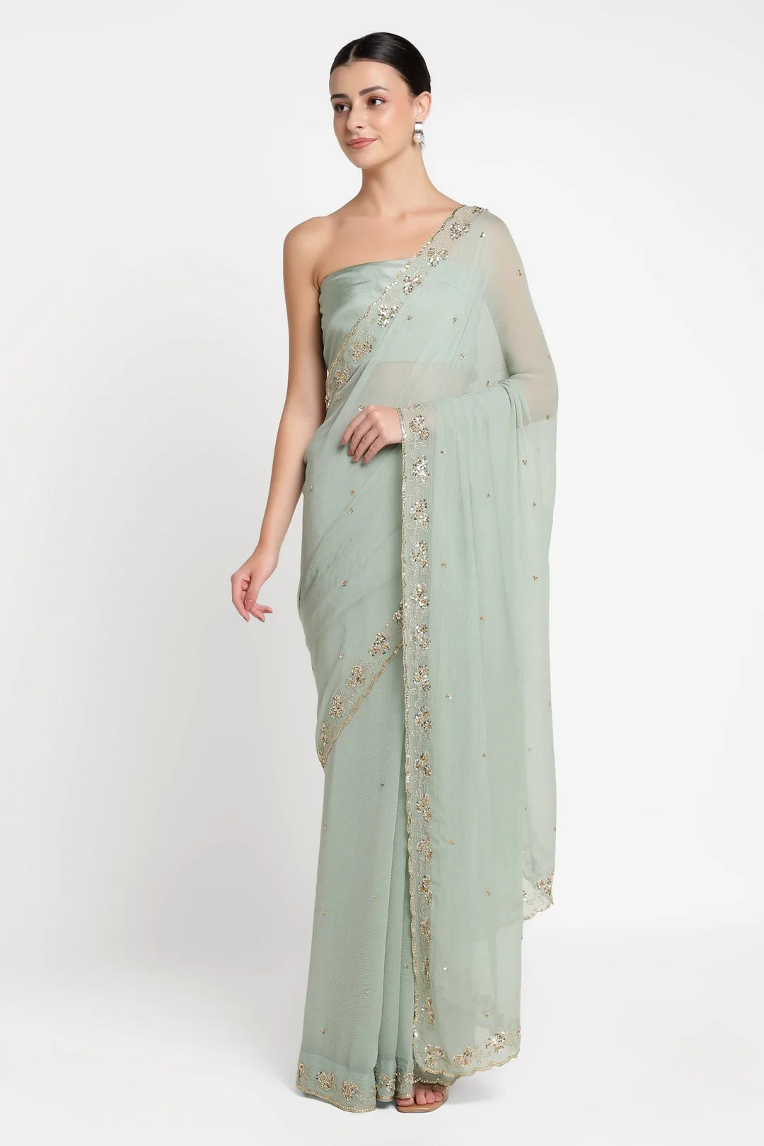 Green Sitara Saree