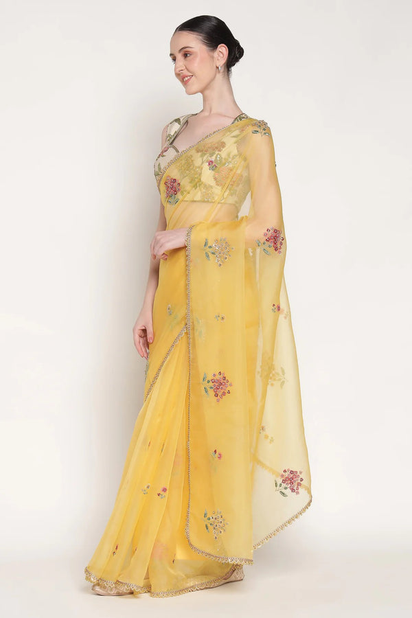 Yellow Esha Saree