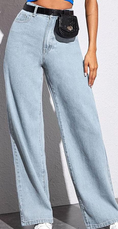 Women Jean Straight Fit High-Rise Stretchable Jeans