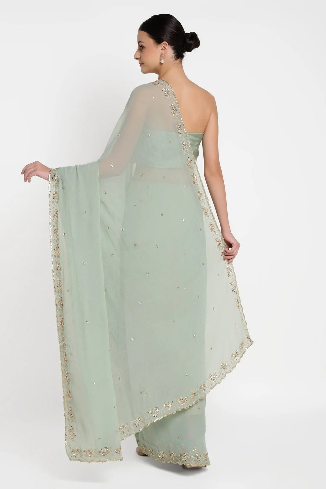 Green Sitara Saree