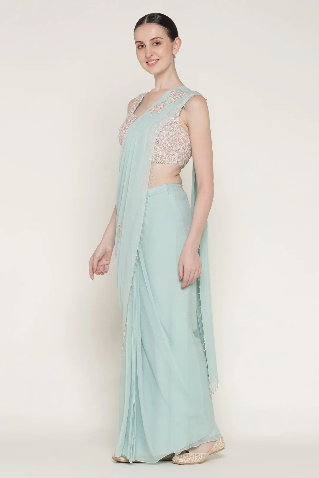Starburst Drape Saree