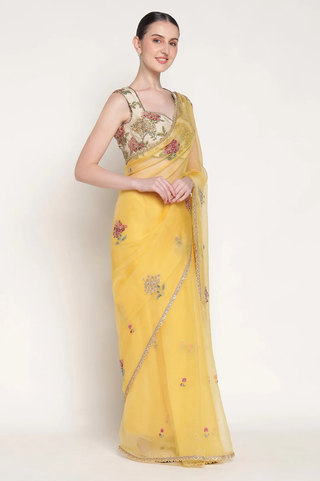 Yellow Esha Saree