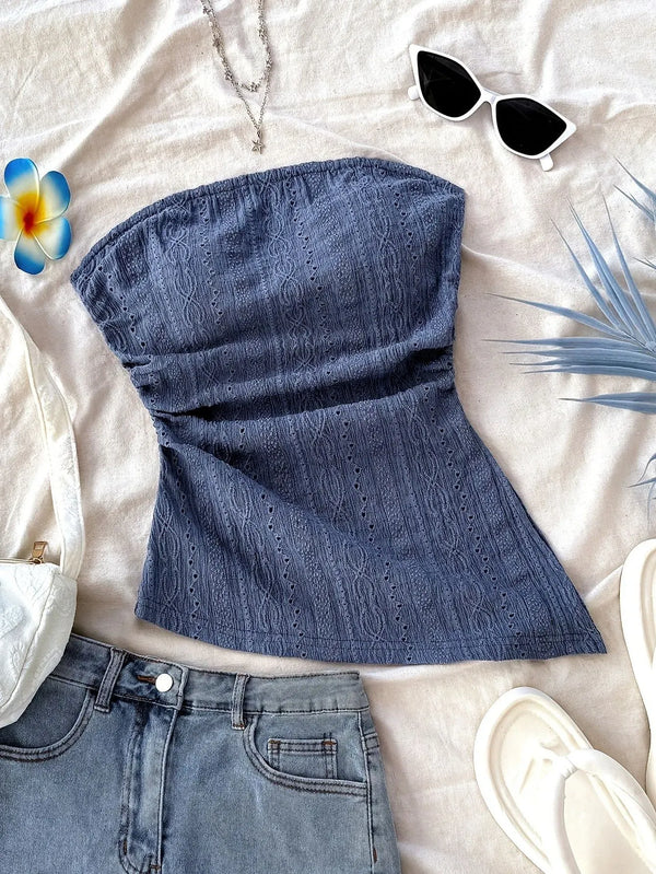 Asymmetric Tube Top