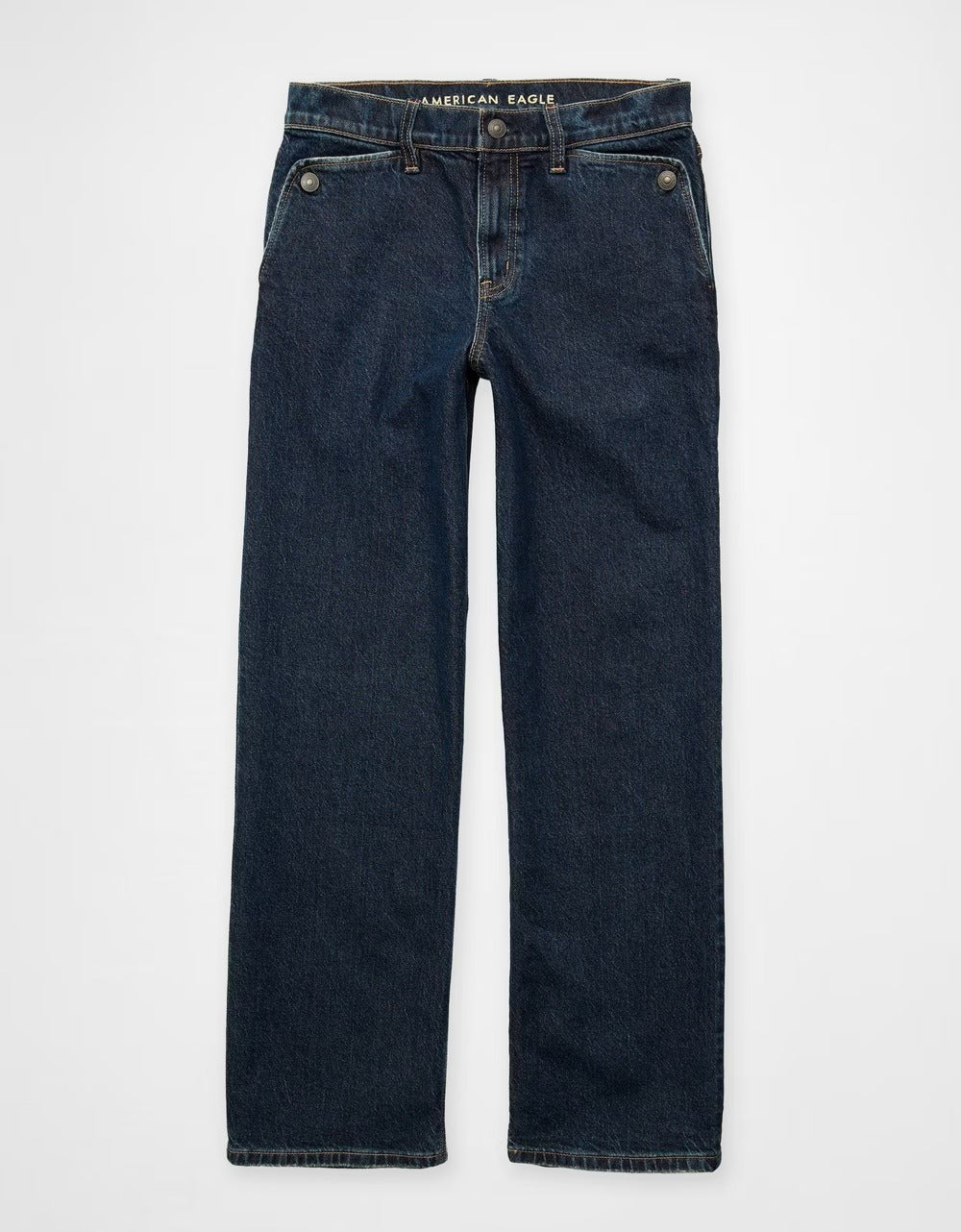 Stretch High-Waisted Stovepipe Jean