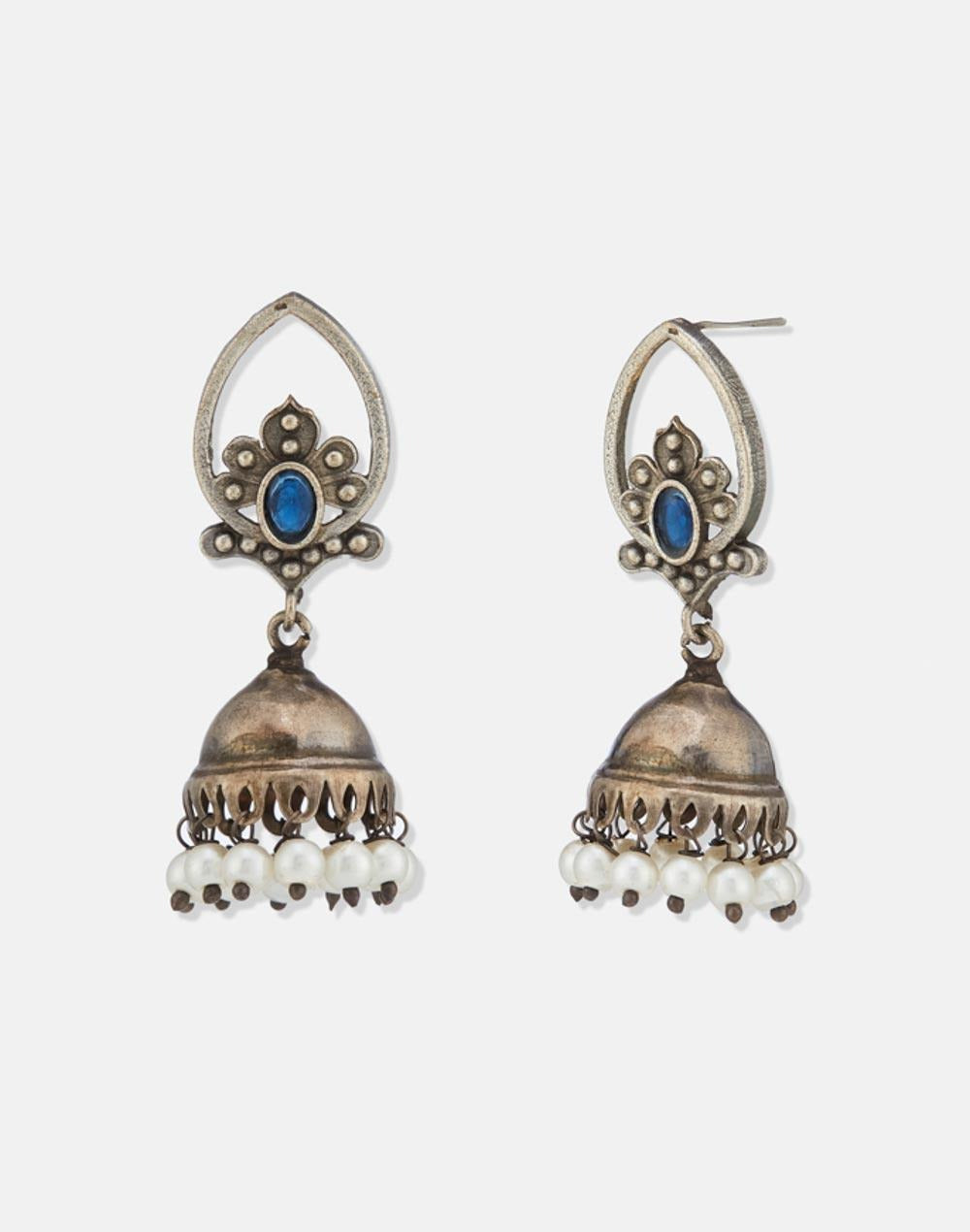 Metal Jhumka Earrings