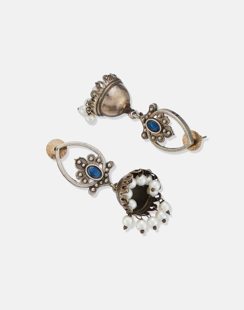 Metal Jhumka Earrings