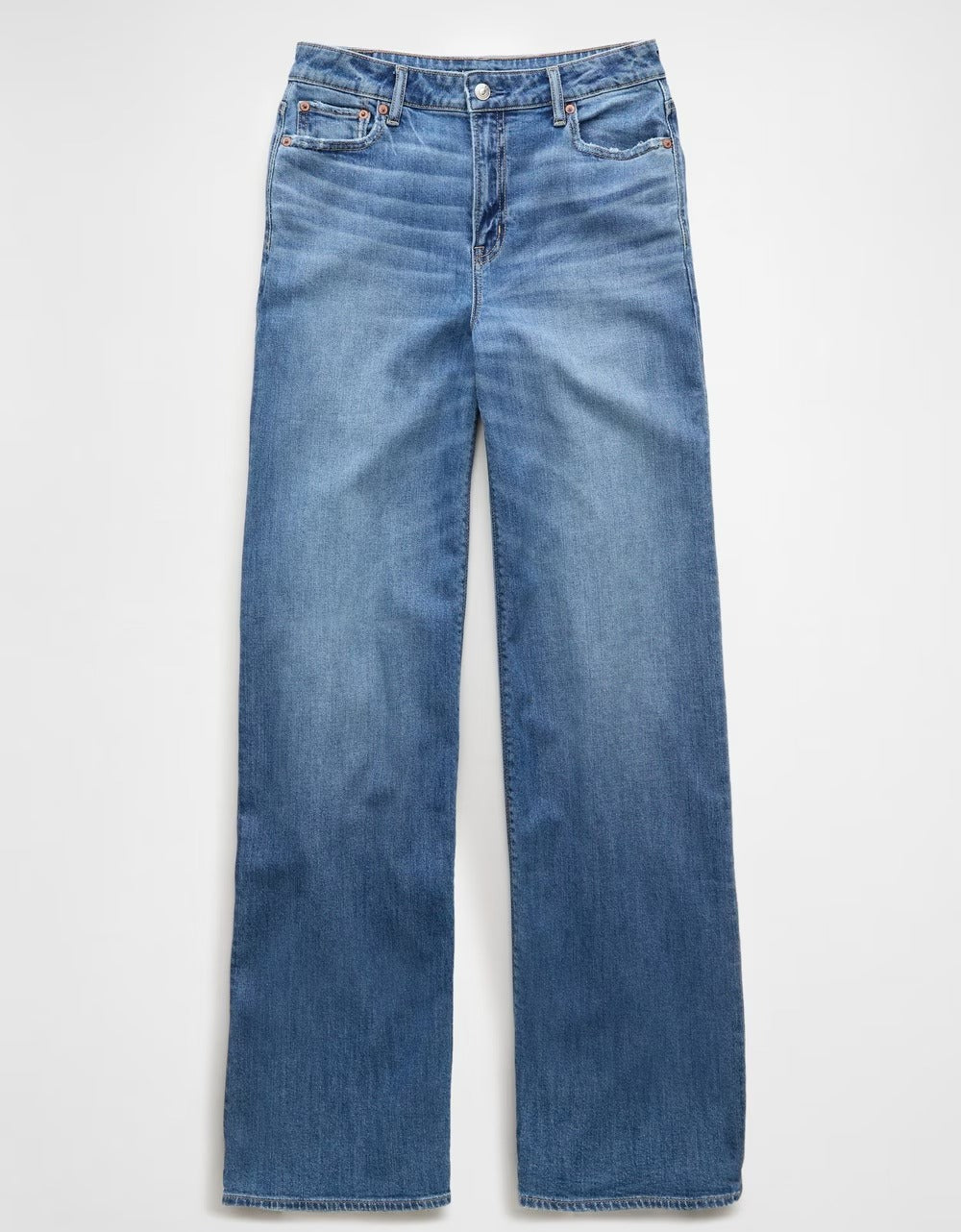 Dreamy Drape Stretch Super High-Waisted Baggy Wide-Leg Jean