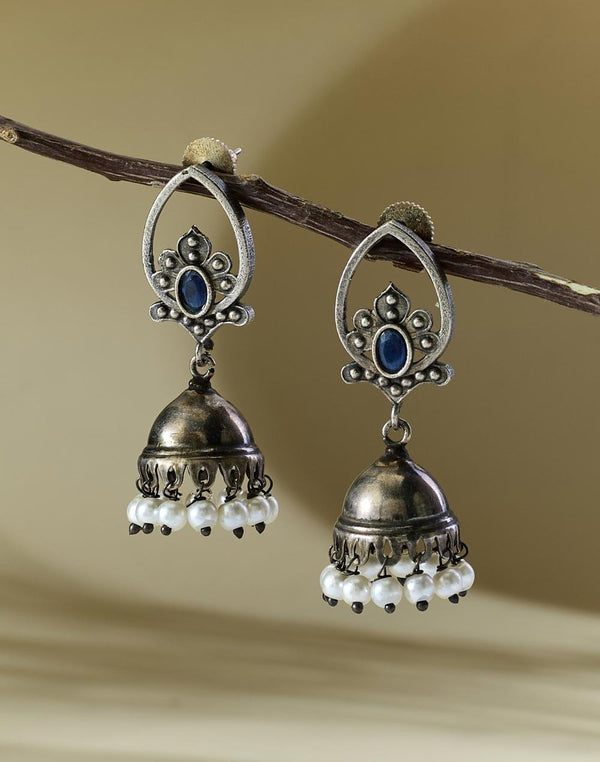 Metal Jhumka Earrings
