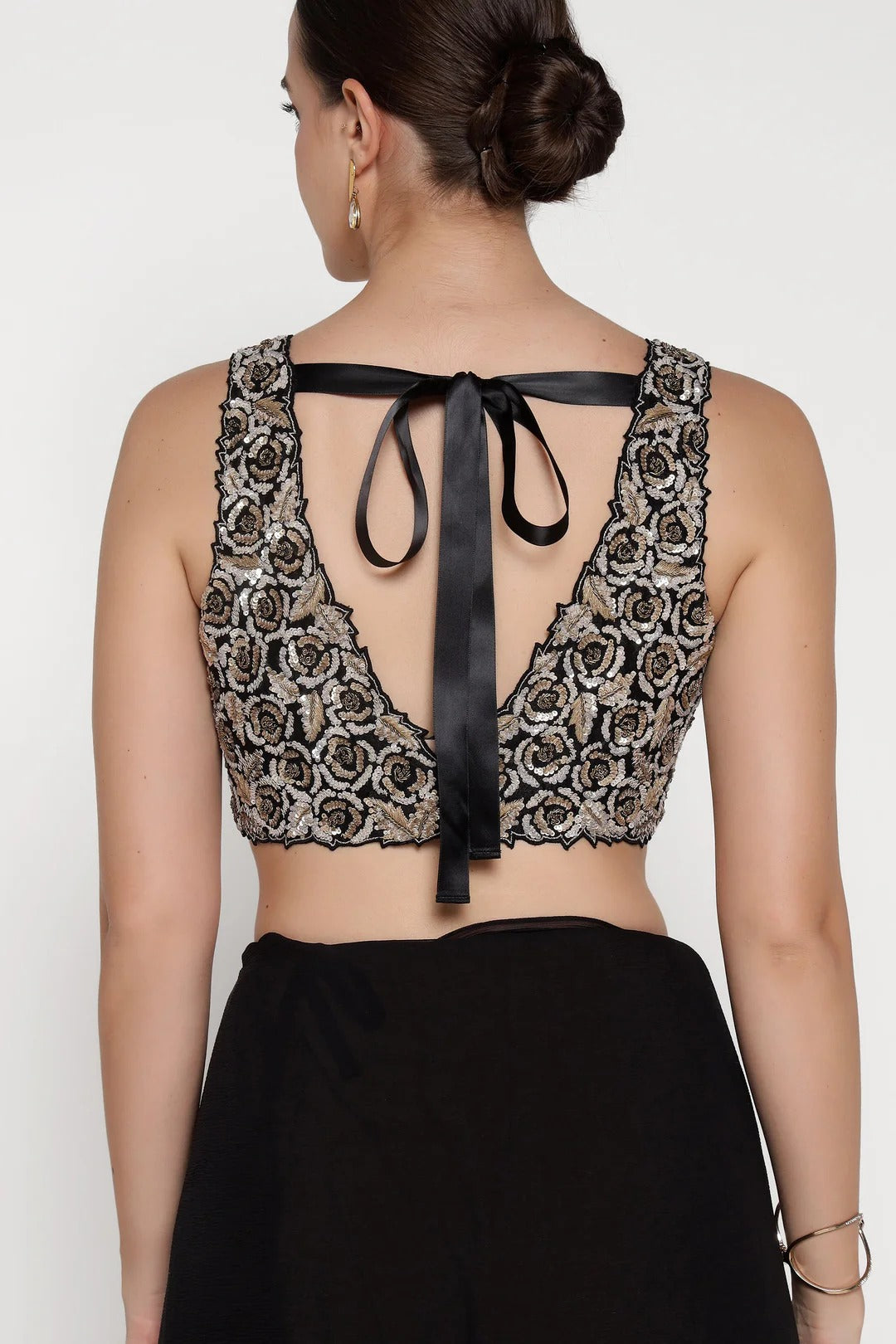 Black Rose Saree