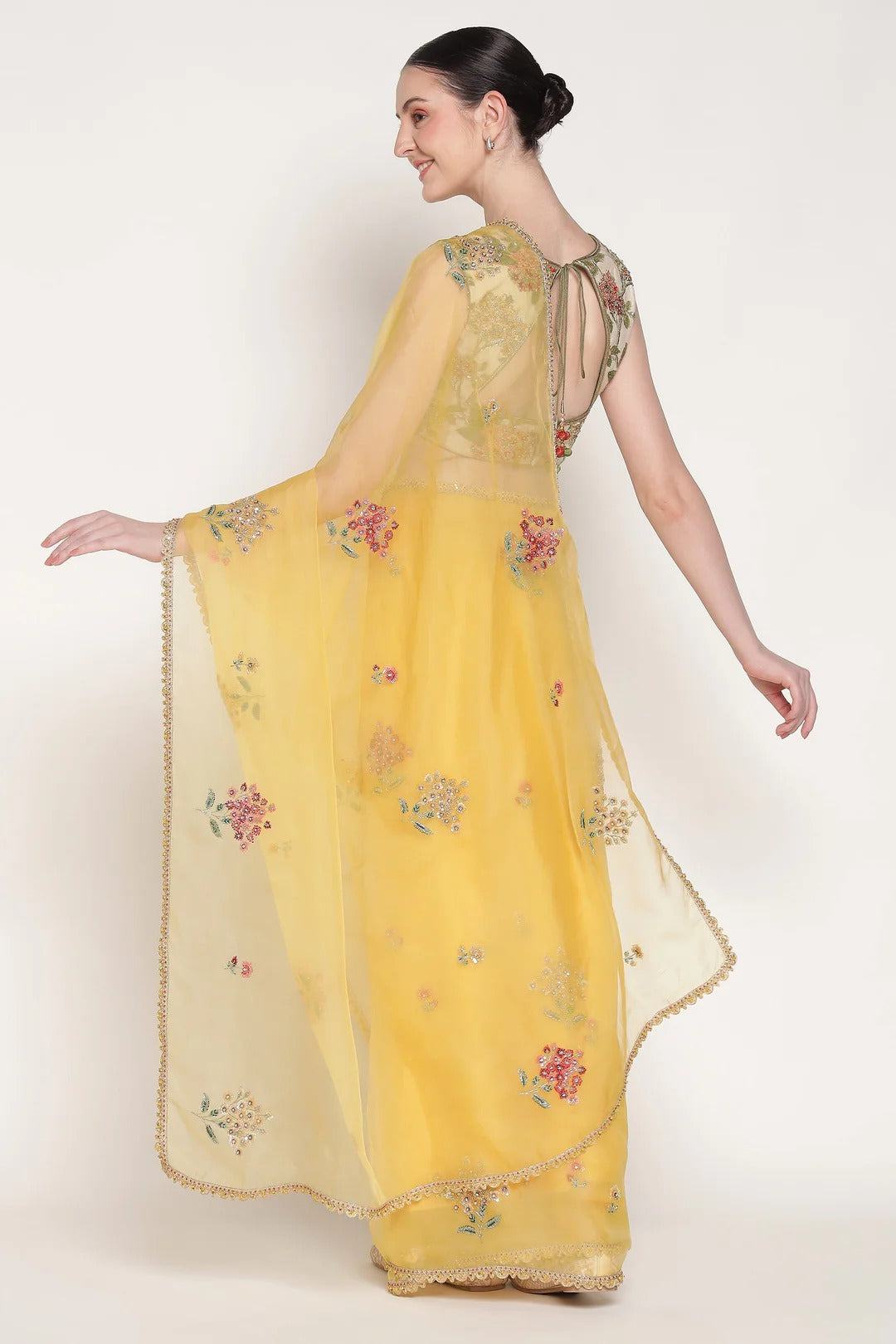 Yellow Esha Saree