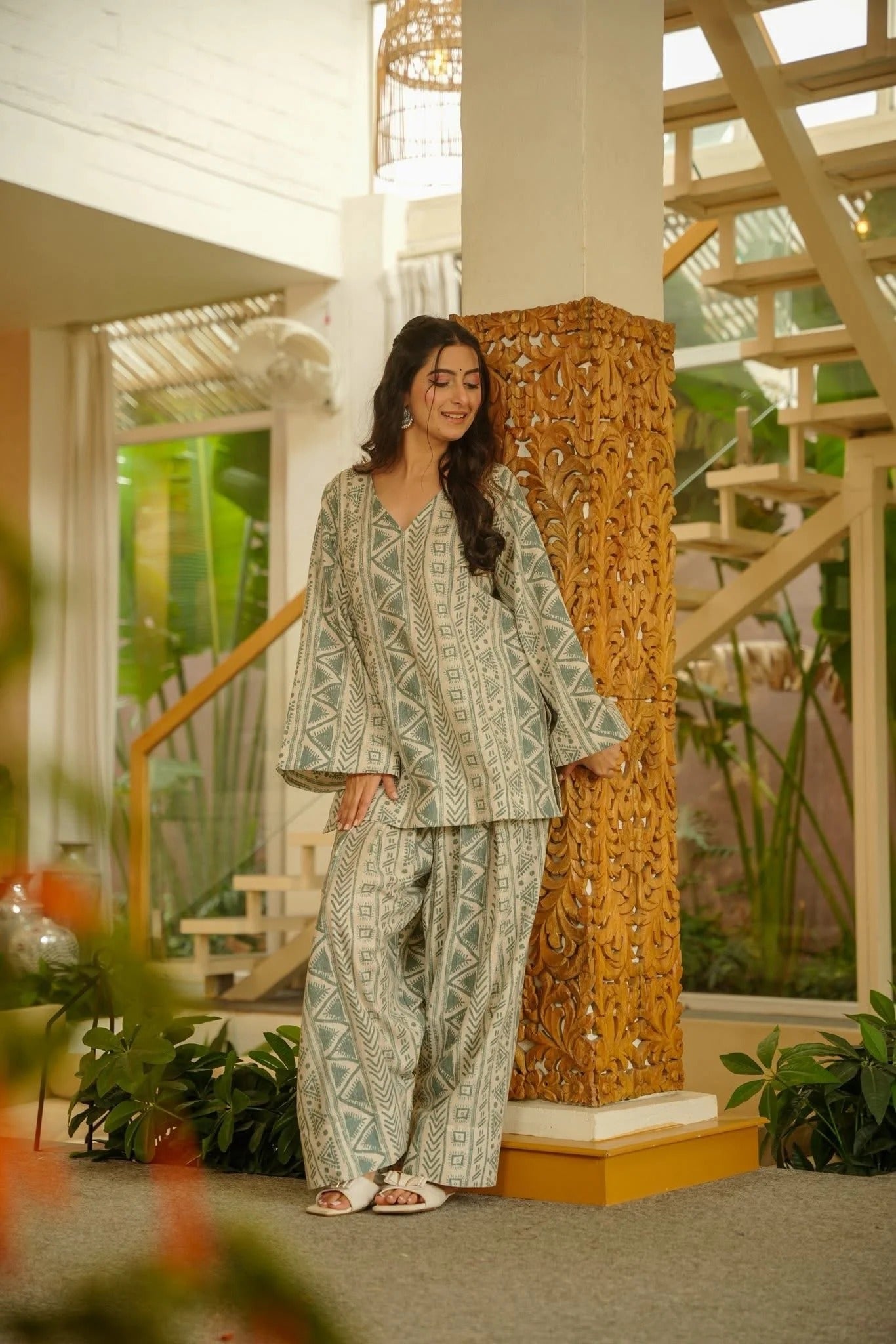 Azar Cotton Farshi Salwar Set