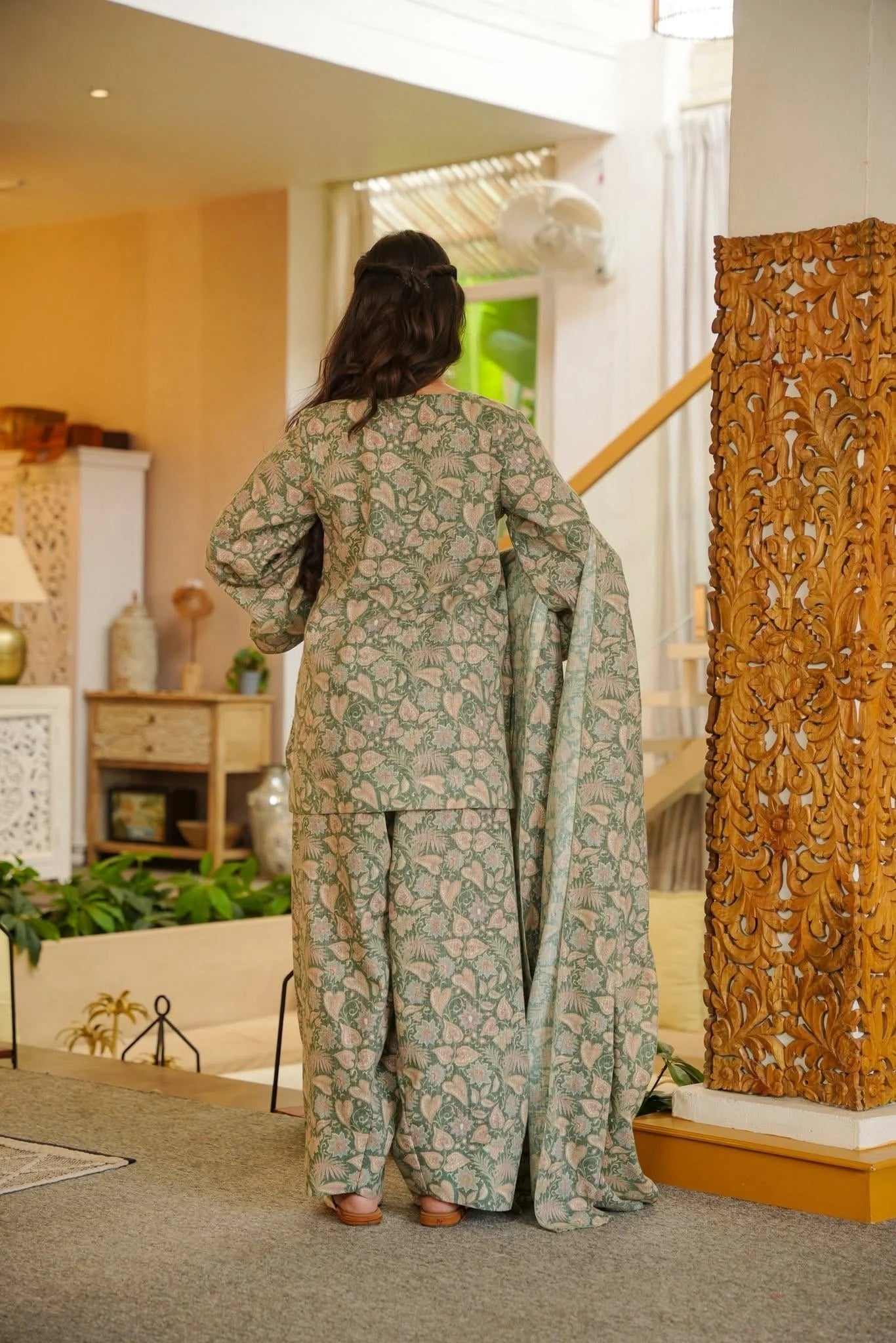 Delnaaz Cotton Farshi Salwar Set