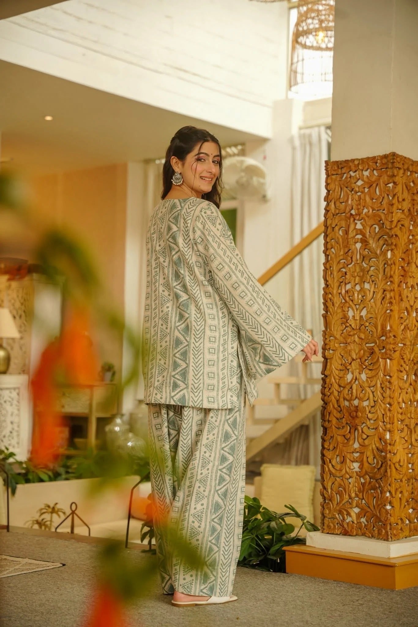 Azar Cotton Farshi Salwar Set