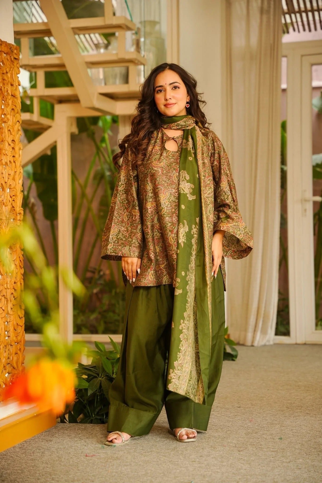 Ilaria Muslin Farshi Salwar Set